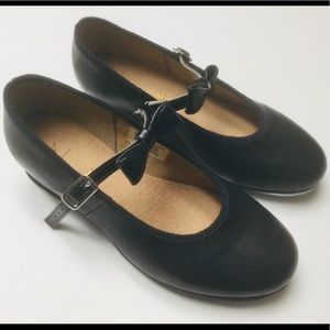 BLOCH - YOUNG GIRLS - SIZE 12.5 - BLACK - MARY JANE - TAP DANCE SHOES